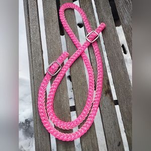 Hot Pink Barrel Reins